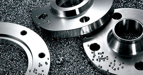 Connection between flange and water pump